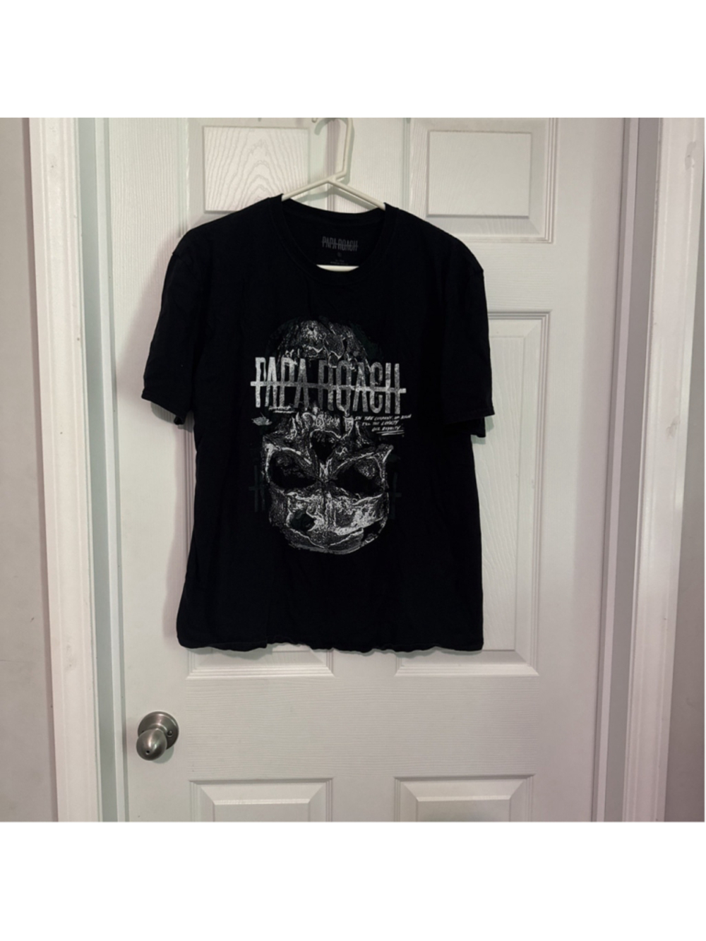 Papa Roach Band Shirt Men's Sz XL Black Loyalty Over Royalty Short Sleeve Rock